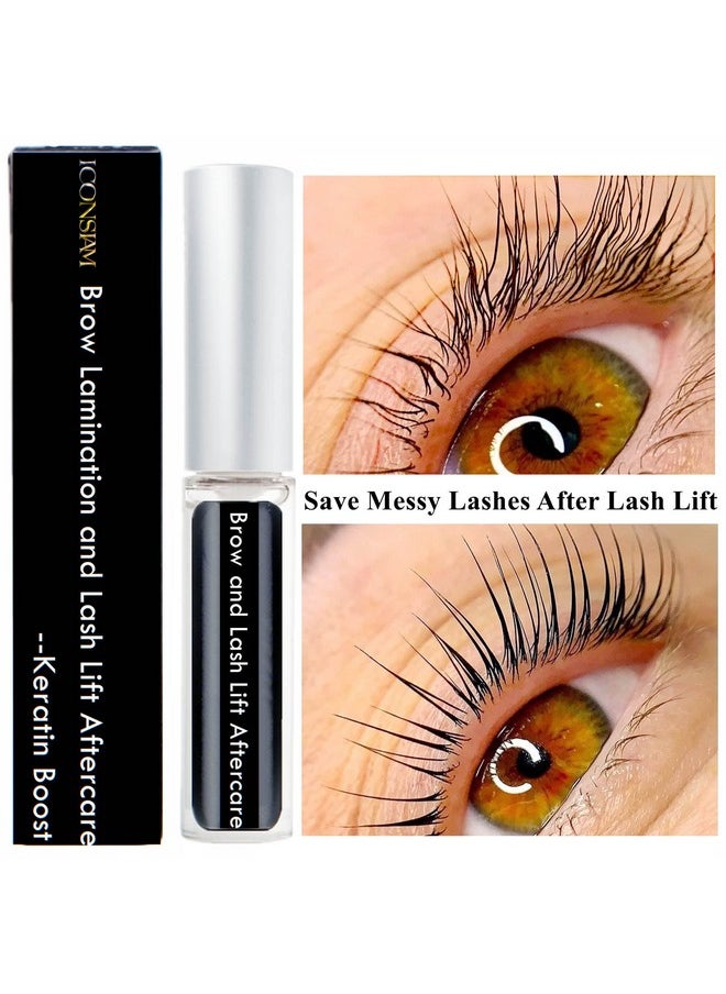 Brow Lamination and Lash Lift Nutrition Clear Eyelash Perm Aftercare Save Burning Eyelash & Eyebrow, Keratin Boost Care Fix Messy Brows/Lashes into Neat Look for 8 Weeks