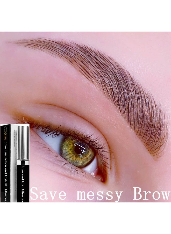 Brow Lamination and Lash Lift Nutrition Clear Eyelash Perm Aftercare Save Burning Eyelash & Eyebrow, Keratin Boost Care Fix Messy Brows/Lashes into Neat Look for 8 Weeks