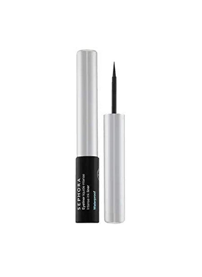 SEPHORA COLLECTION Intense Felt-Tip Liquid Waterproof Eyeliner 01 - Satin Deep Black