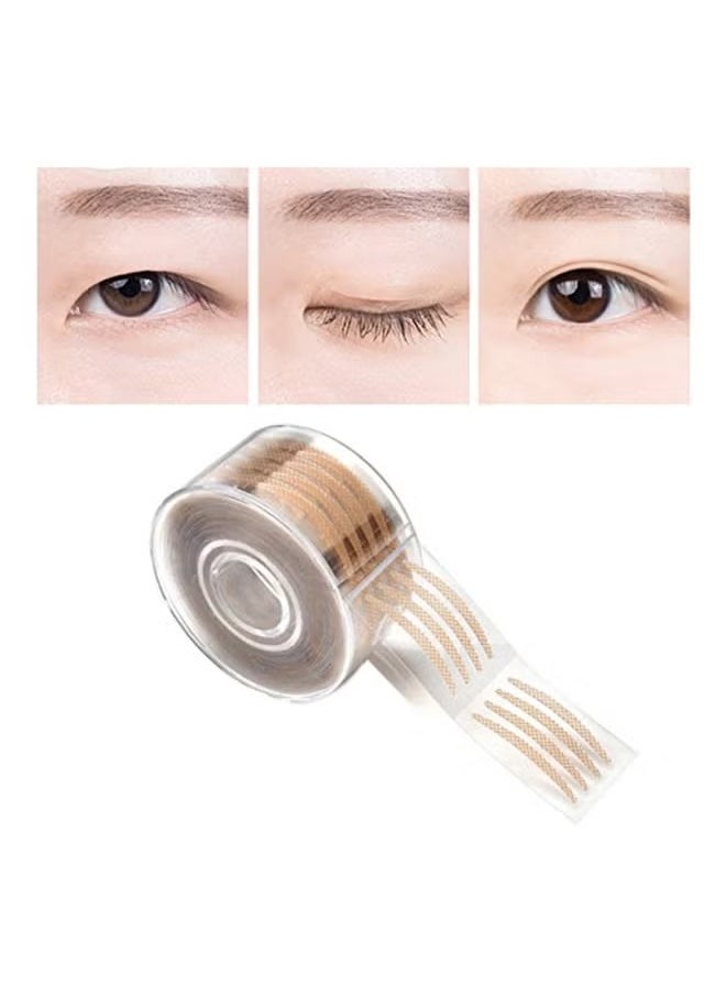 Pair Of 300 Fiber Double Eyelid Tape Stickers Beige