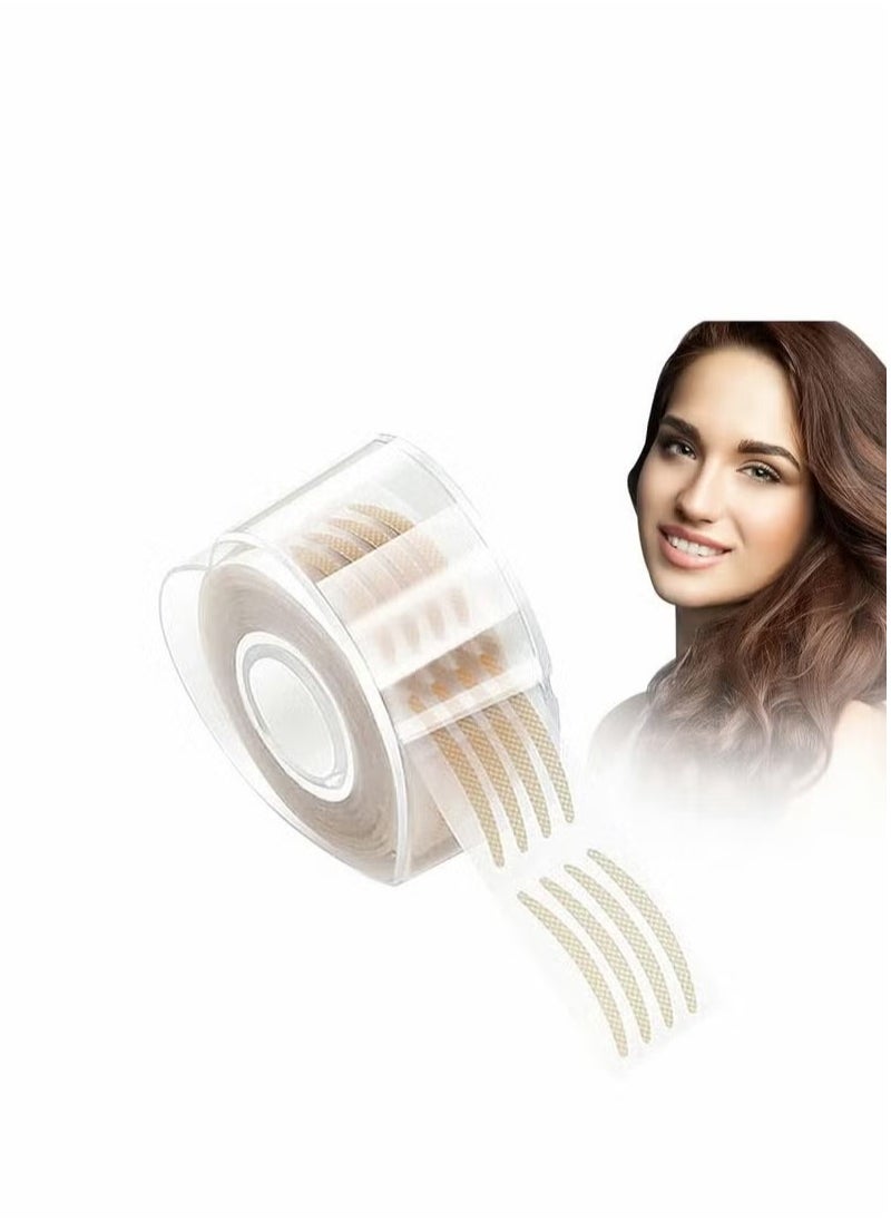 Pair Of 300 Fiber Double Eyelid Tape Stickers Beige