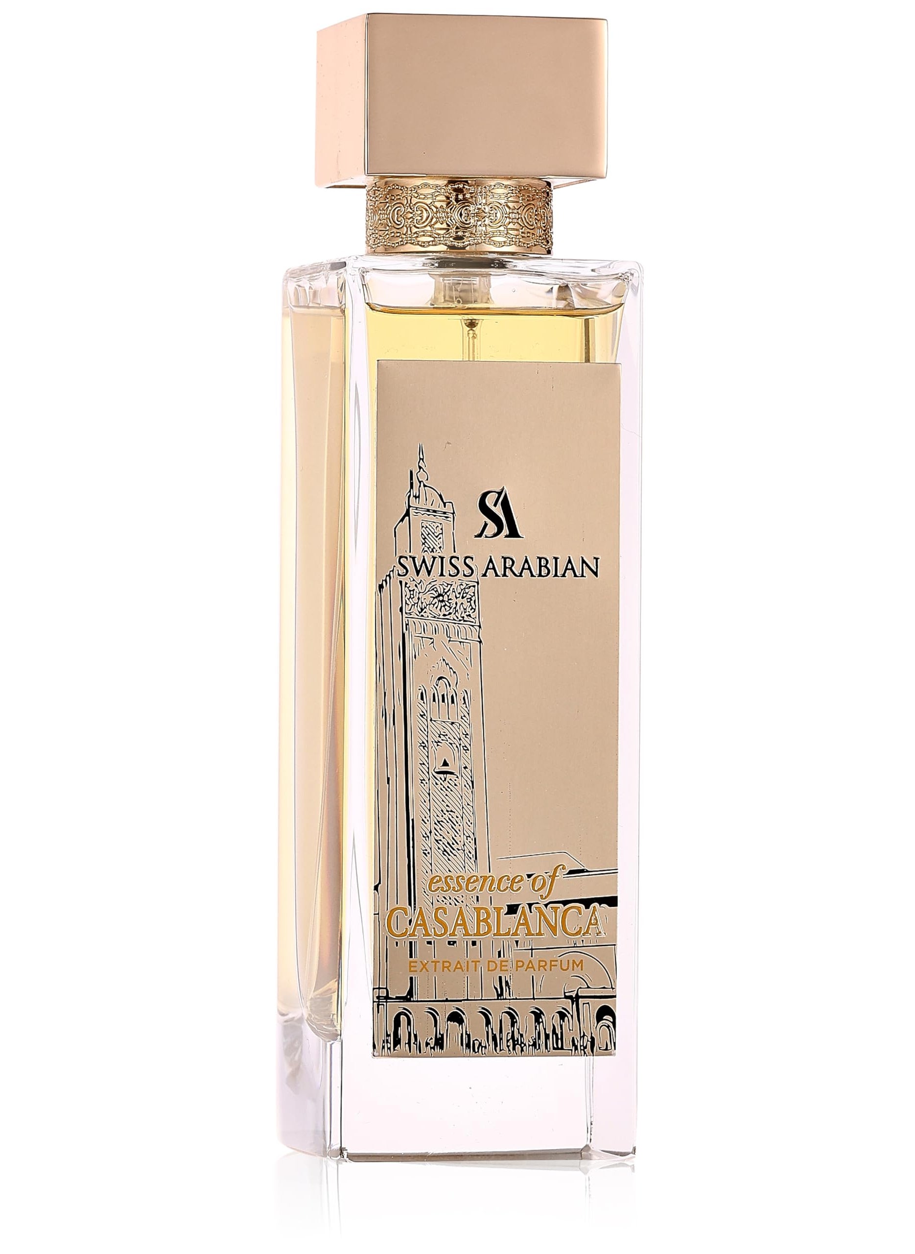 Swiss Arabian Essence of Casablanca - Arabian Perfumes for Women and Men - Long Lasting Extrait de Parfum - Fruity, Amber, Musk Perfume - 3.4 oz