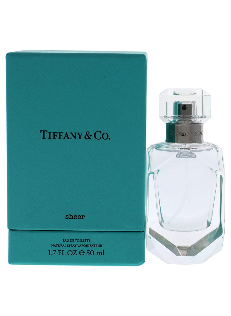 Tiffany Sheer by Tiffany & Co. for Women 1.7 oz Eau de Toilette Spray