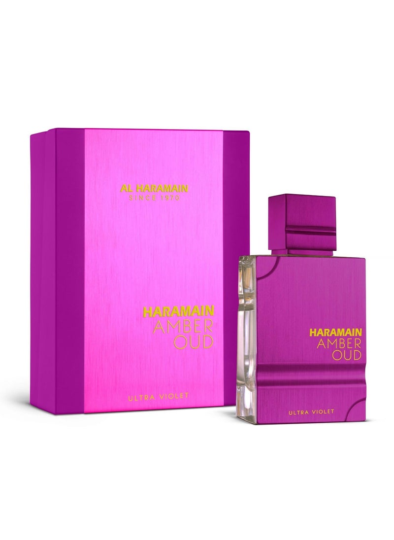 Al Haramain Amber Oud Ultra Violet - Arabian Perfume for Women - Long Lasting Fragrance - Arabic Perfume - Eau De Parfum - 2 oz EDP Spray