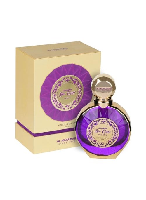 Al Haramain Bon Cherie Violette - Arabian Perfume for Women - Long Lasting Woody Spicy Fragrance - Arabic Perfume - Extrait De Parfum - 3.33 oz EDP Spray