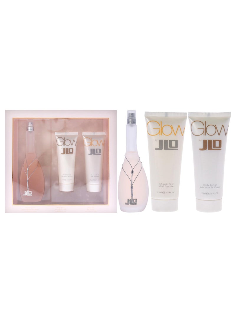 Jennifer Lopez Glow Fragrance Set, 3 Count