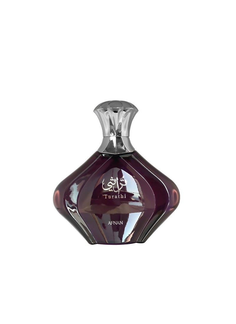 Afnan Turathi Purple Eau de Parfum for Women, 3.0 Fl. Oz