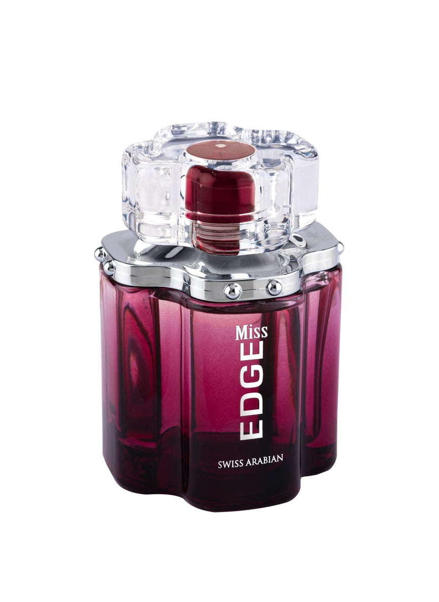 Swiss Arabian Miss EDGE - Luxury Products From Dubai - Long Lasting, Addictive Personal EDP Spray Fragrance - Seductive Signature Aroma - 3.4 Oz