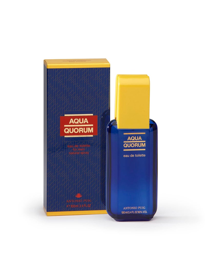 Quorum Antonio Puig Aqua for Men Edu de Toilette Spray, 3.4 Ounce