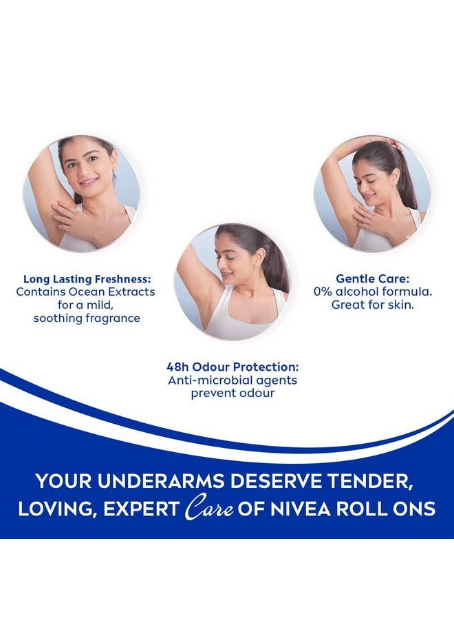 Nivea Fresh Natural Roll On, 50Ml