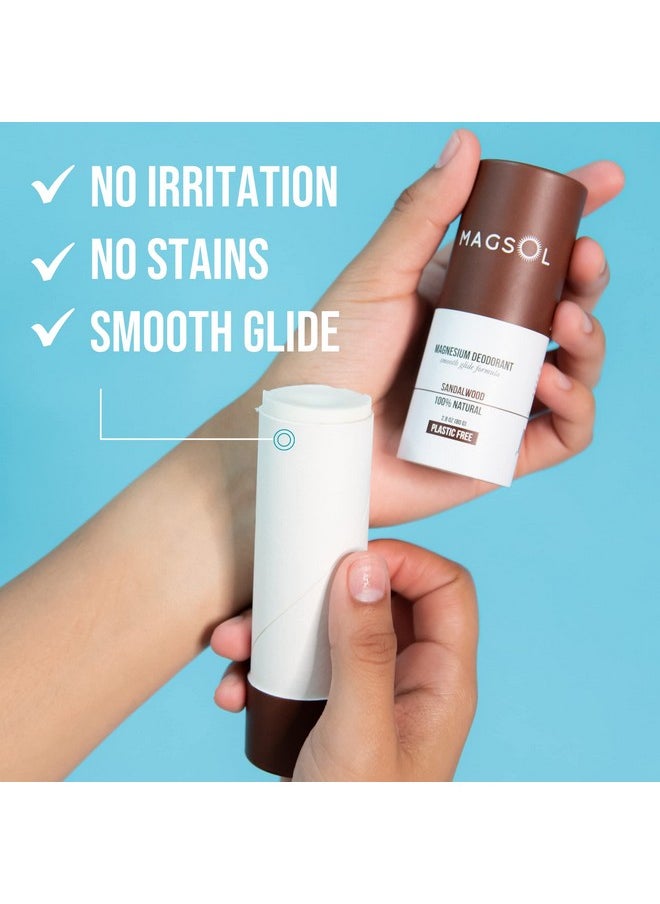 MAGSOL Natural Deodorant for Men & Women - Perfect for Ultra Sensitive Skin, Aluminum Free Deodorant for Men, Aluminum Free Deodorant for Women, Baking Soda Free (Patchouli)