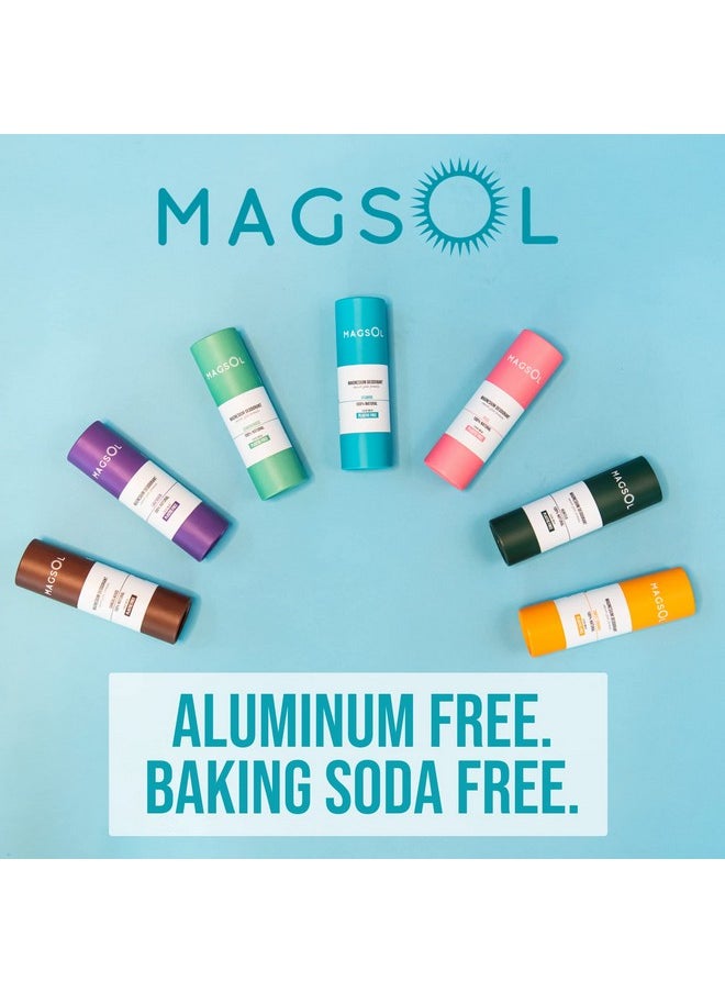 MAGSOL Natural Deodorant for Men & Women - Perfect for Ultra Sensitive Skin, Aluminum Free Deodorant for Men, Aluminum Free Deodorant for Women, Baking Soda Free (Patchouli)
