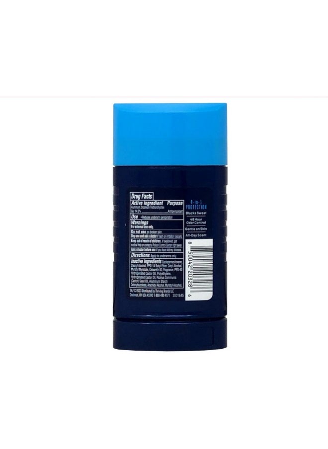 48H Antiperspirant & Deodorant Stick - Fresh Scent, Sport Invisible Solid - 2.6 oz (Pack of 4)