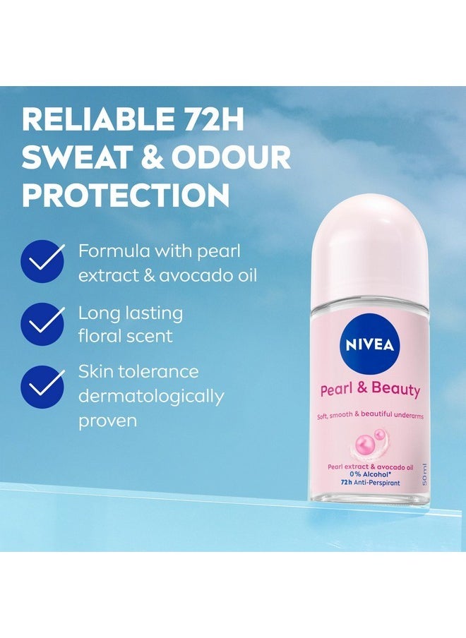 Nivea Pearl & Beauty Anti-Perspirant Roll-On 50 ml / 1.7 fl oz