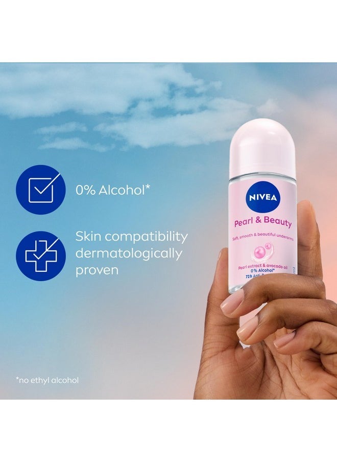 Nivea Pearl & Beauty Anti-Perspirant Roll-On 50 ml / 1.7 fl oz