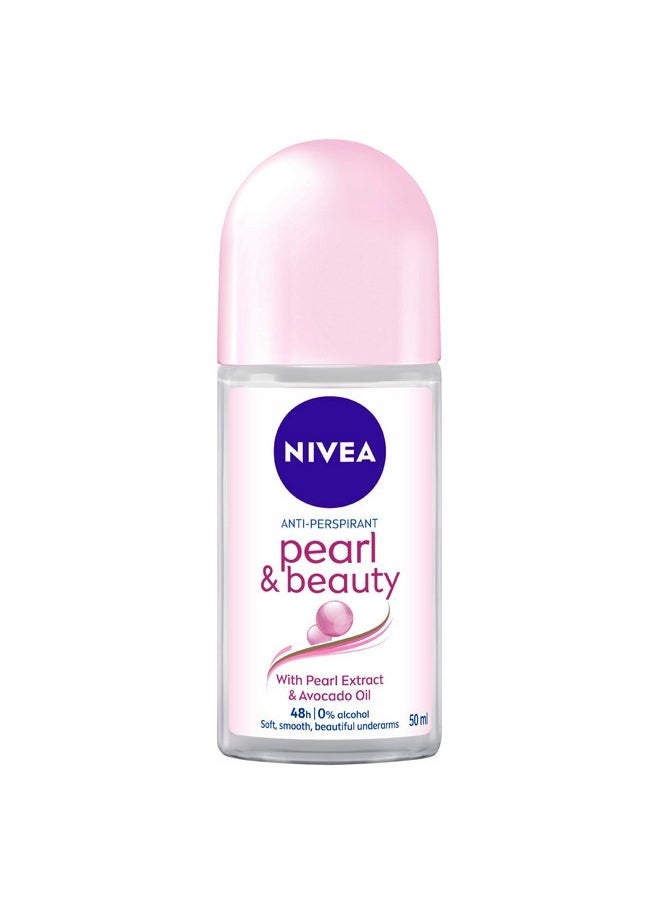 Nivea Pearl & Beauty Anti-Perspirant Roll-On 50 ml / 1.7 fl oz