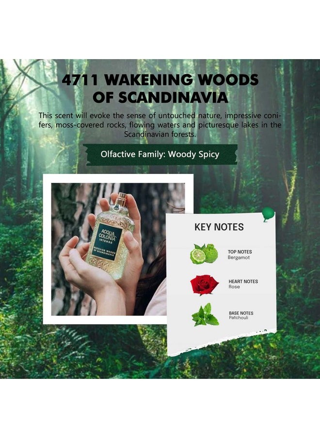 4711 Acqua Colonia Wakening Woods Of Scandinavia Eau de Cologne - 170ml (For Men & Women)