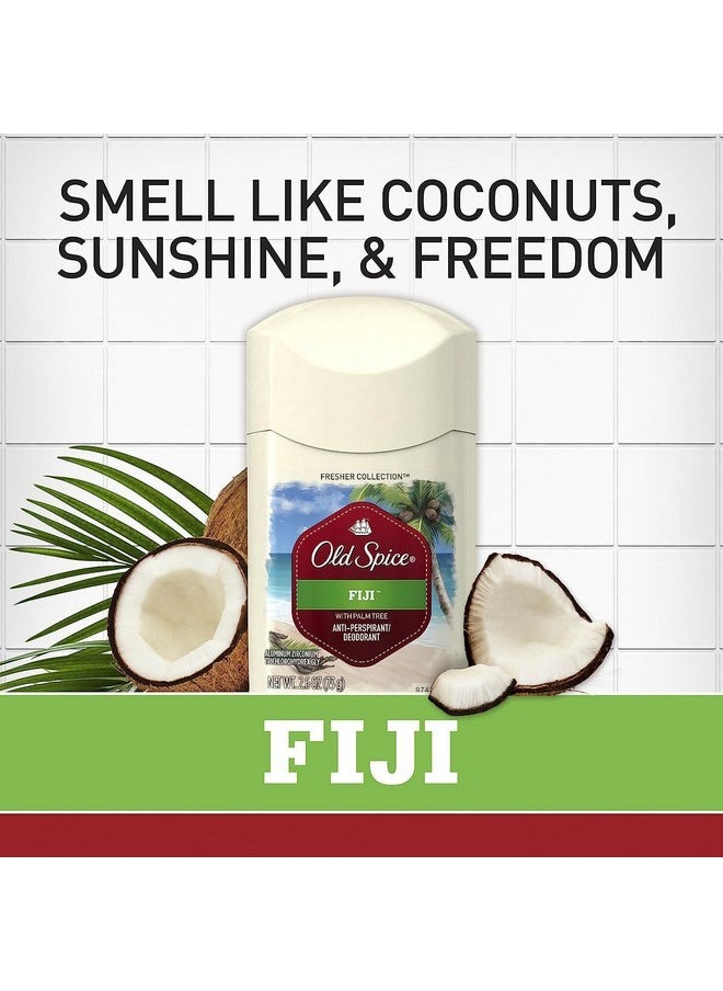 Old Spice Fresher Collection Men's Anti-Perspirant and Deodorant, Fiji Scent - 3.4 Oz