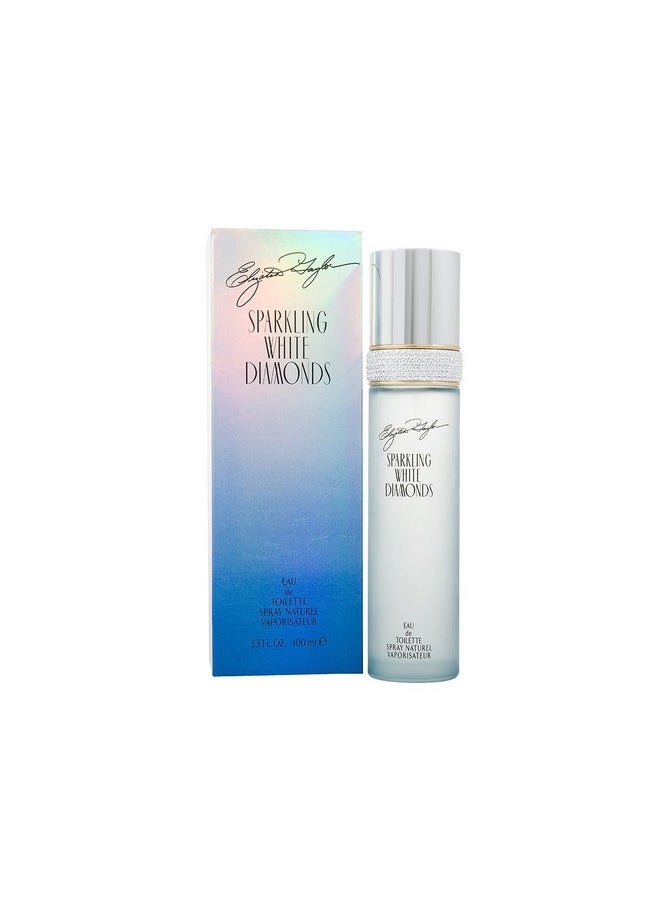 Elizabeth Taylor Women's Perfume, Sparking White Diamonds, Eau De Toilette EDT Spray, 3.3 Fl Oz