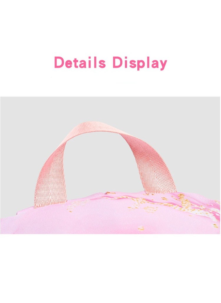 Stitch Golden Quicksand Texture Schoolbag Waterproof Primary and Secondary School Student Backpack Youth Travel Backpack 31*43*15CM + Lunch Bag 27*20*20CM + Pencil Case Three-piece Set