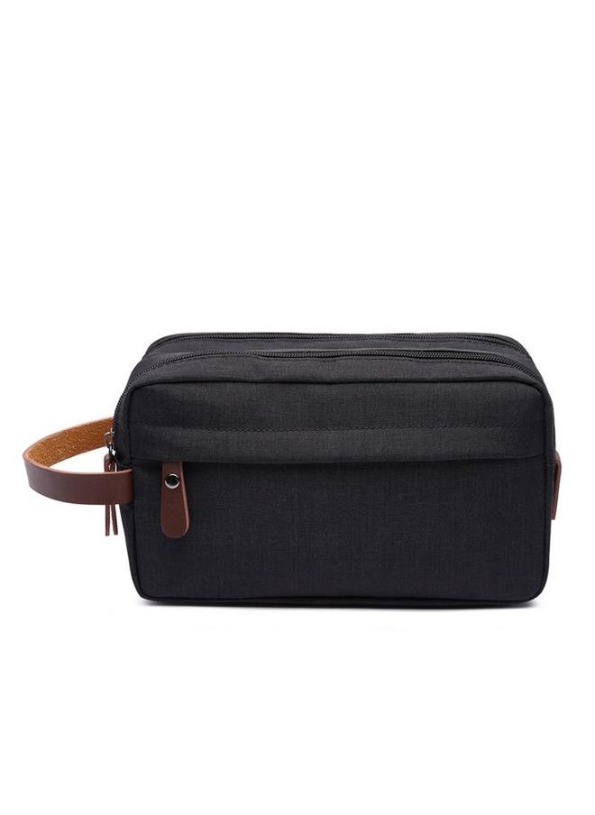 Men's toiletries Travel Kit for Men Travel Toiletry Kit Packing Cubes for Travel Travel Organizer Bags（black.1pcs）