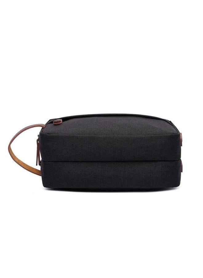Men's toiletries Travel Kit for Men Travel Toiletry Kit Packing Cubes for Travel Travel Organizer Bags（black.1pcs）