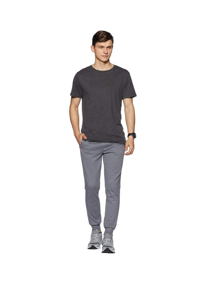 Jockey AM05 Men Super Combed Cotton Rich Pique Fabric Slim Fit Joggers with Zipper Pockets