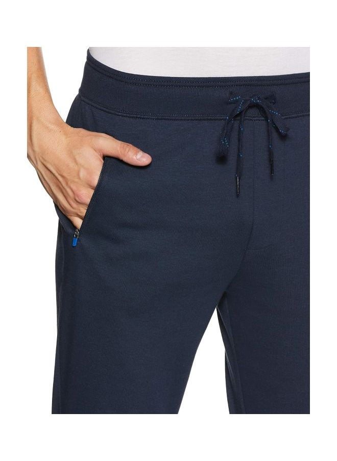 Jockey AM02 Men Super Combed Cotton Rich Slim Fit Joggers with Zipper Pockets