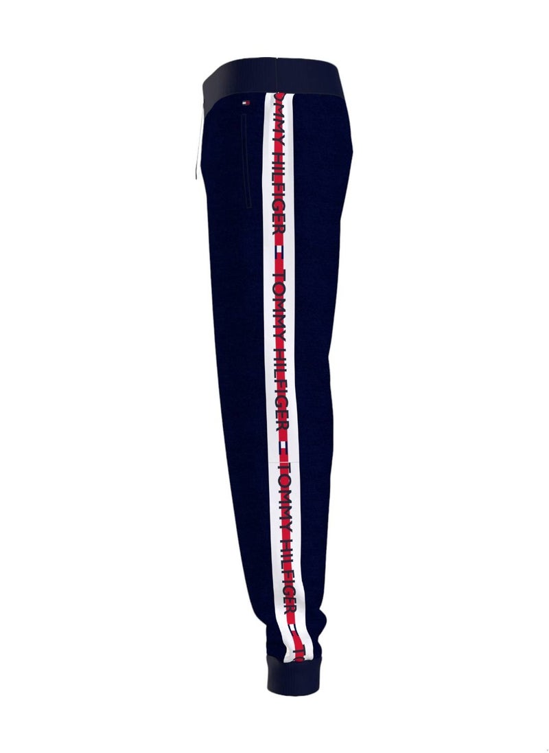 Men's Lounge Track Pants - Modal, Blue