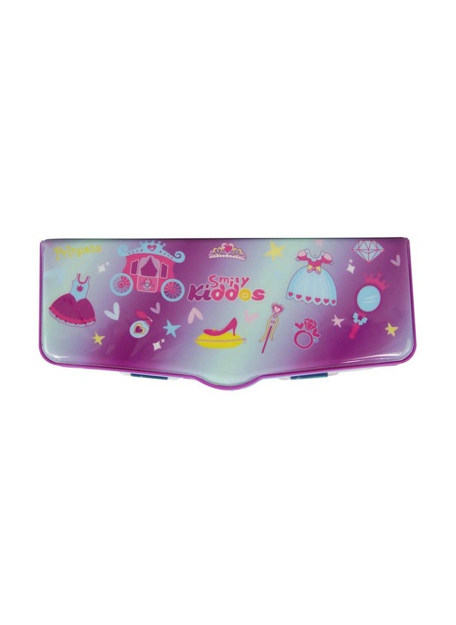 Pop Out Pencil Box | Multi Functional Pencil Box For Kids | Pop Out Pencil Box | Best Return Gifts To Kids | Stationery For Children (Princess Purple)