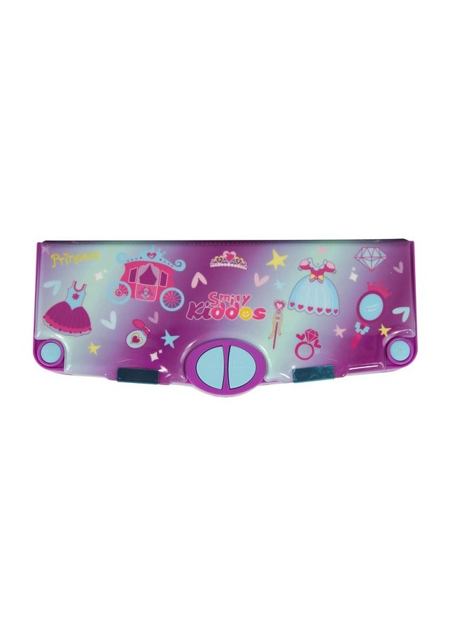 Pop Out Pencil Box | Multi Functional Pencil Box For Kids | Pop Out Pencil Box | Best Return Gifts To Kids | Stationery For Children (Princess Purple)