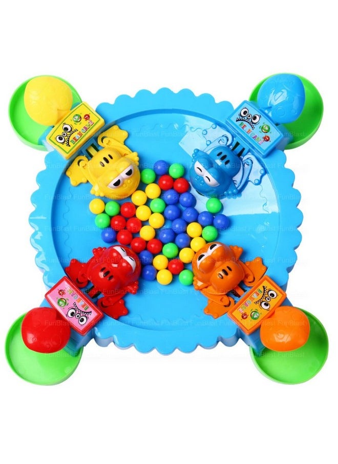 FunBlast Hungry Frog Game for Kids - Beads Frog Eating Board Game, Table Top Desktop Finger Toy Game for Kids, Hungry Frog Eating Board Game, Family Board Games for Kids (2-4 Player)