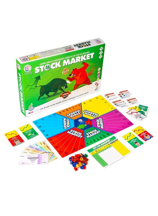 Ratna's Stock Market Board Game Where Money Making is A Child's Play | Learn About Different Aspects of The Economy with This Amazing Board Game for Kids 10+ Years