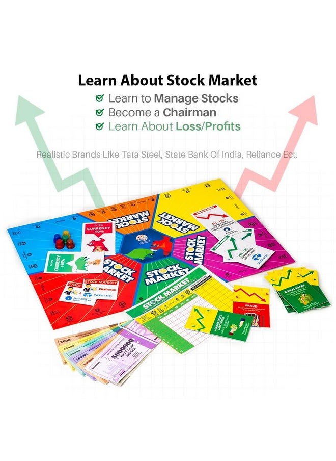 Ratna's Stock Market Board Game Where Money Making is A Child's Play | Learn About Different Aspects of The Economy with This Amazing Board Game for Kids 10+ Years