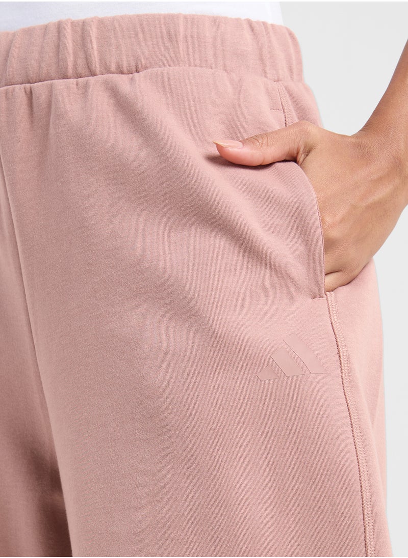 City Escape Doubleknit Barrel Pants