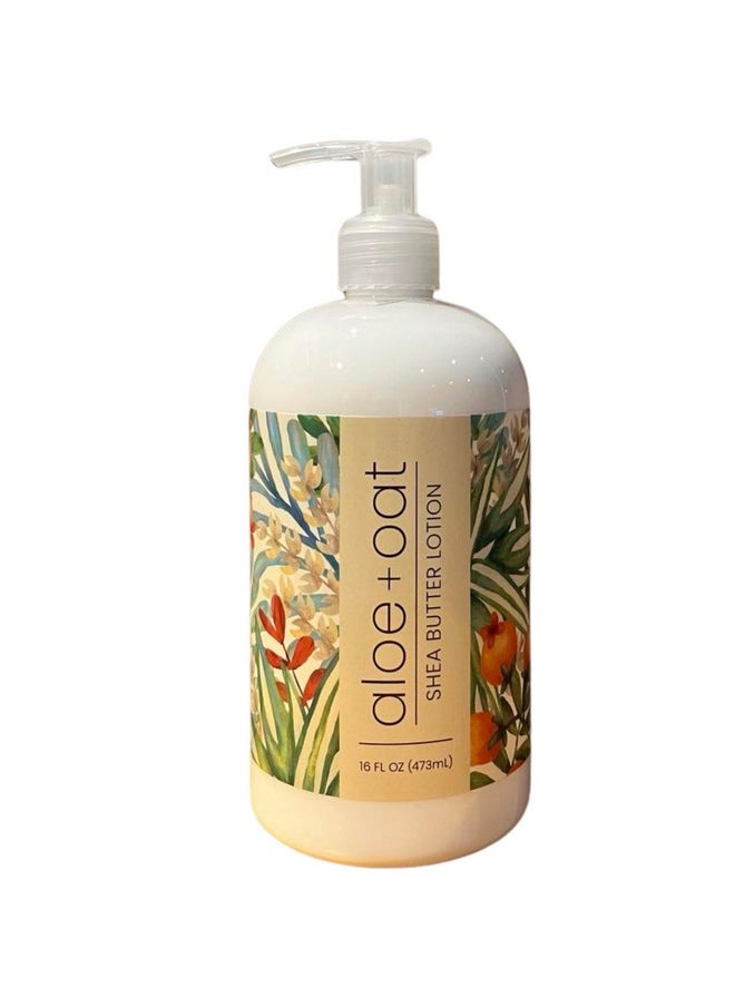 Greenwich Bay Trading Company Aloe + Oat Hand Lotion Enriched with Shea Butter, Cocoa Butter, Aloe & Oatmeal Extract