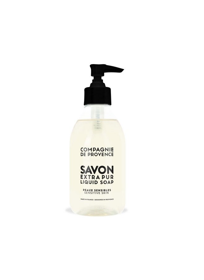 Compagnie de Provence Savon de Marseille Extra Pure Liquid Soap - Sensitive Skin - 10 Fl Oz Plastic Pump Bottle