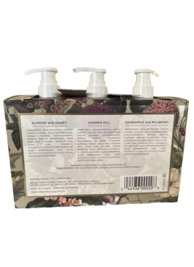 Crabtree & Evelyn The Handwash 3-Pack Collection is the perfect indulgence for your hands, combining three luxurious scents
