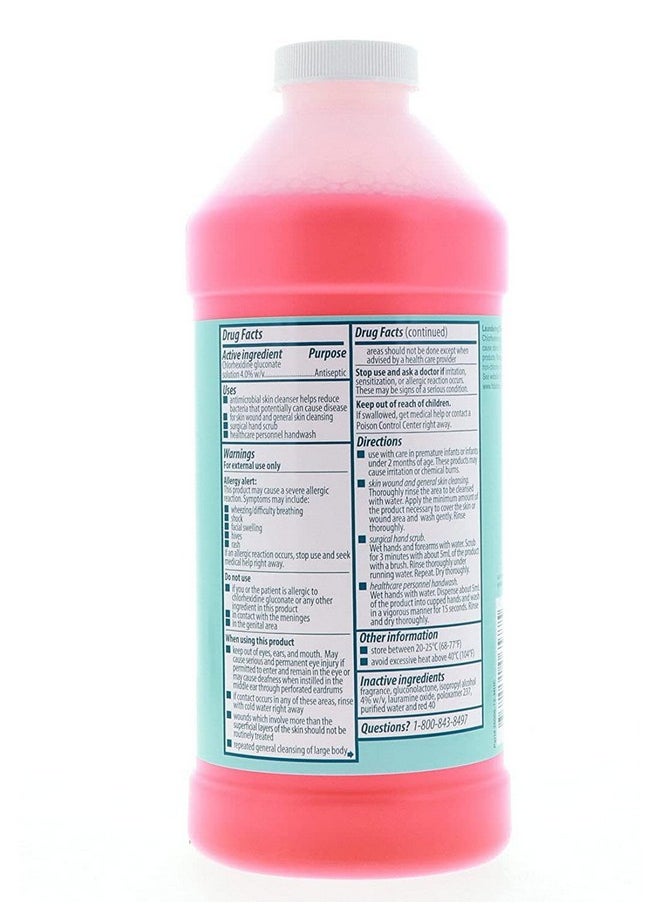 Hibiclens Antimicrobial Skin Liquid Soap,32 Fluid Ounce (Pack of 2)