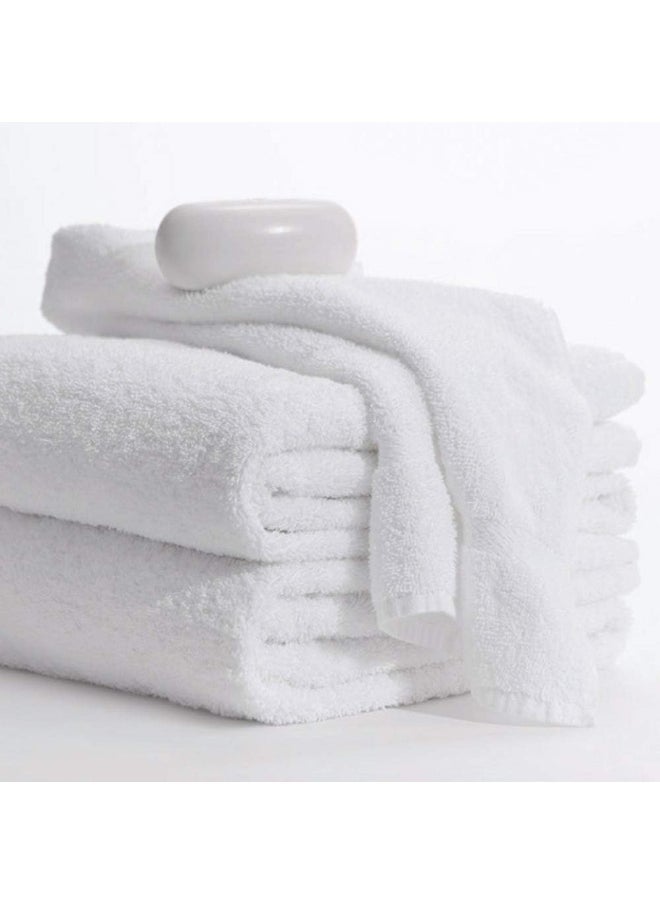 Hotel Linen Klub Princess Terry Cotton Bath Sheet 550 Gsm, White, 90 X 180 cm