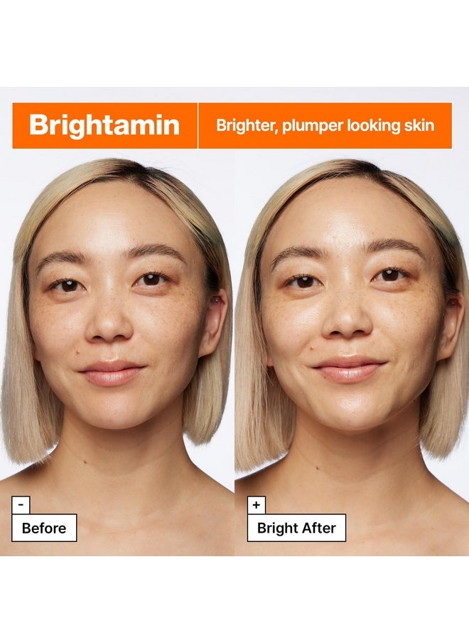 Dr.Jart+ Brightamin™ Brightening Plumping Face Mask with Vitamin C | Korean Skin Care, 1 Pack