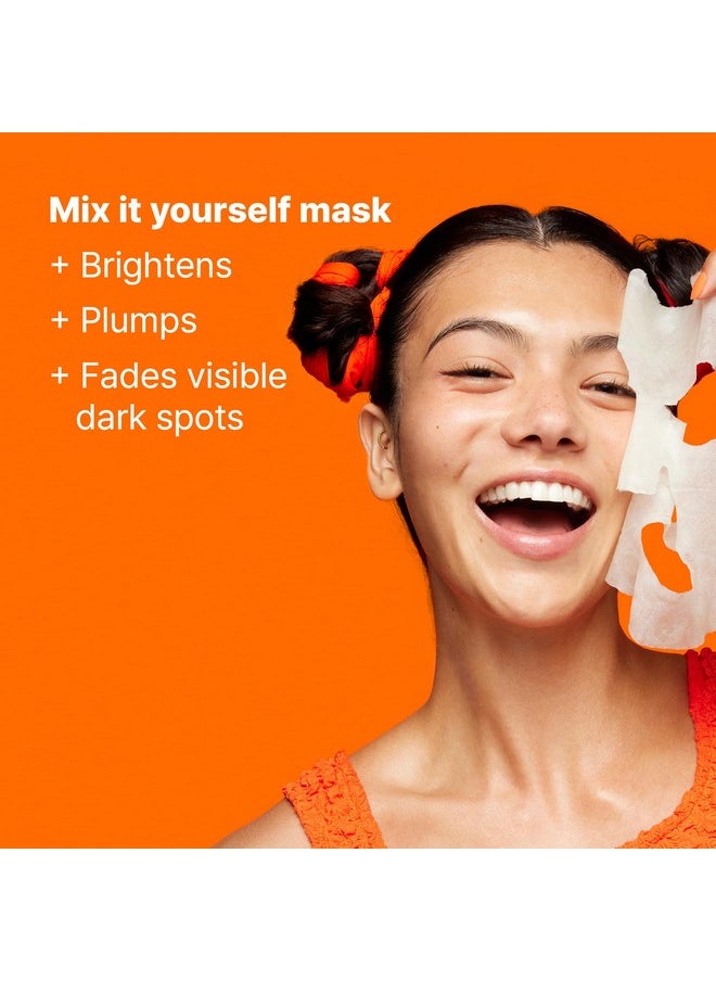 Dr.Jart+ Brightamin™ Brightening Plumping Face Mask with Vitamin C | Korean Skin Care, 1 Pack