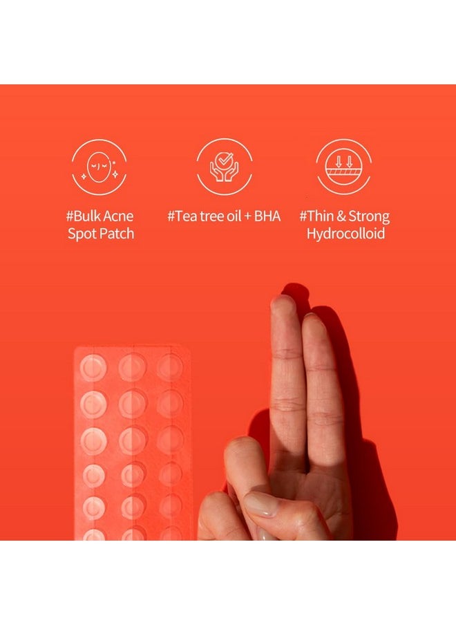 Papa Recipe Spot Patches, Hygienic Acne Patch (90 Pack) - Hydrocolloid Acne Pimple Patches for Face, Blemishes and Zits Absorbing Patch, Breakouts Spot Treatment for Skin Care, Invisible Pimple patch