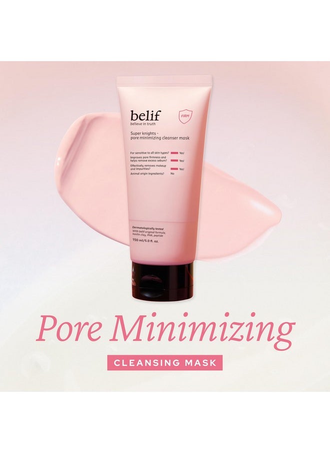 belif Super Knights - Pore Minimizing Cleansing Mask, 3-in-1 Facial Mask & Cleanser