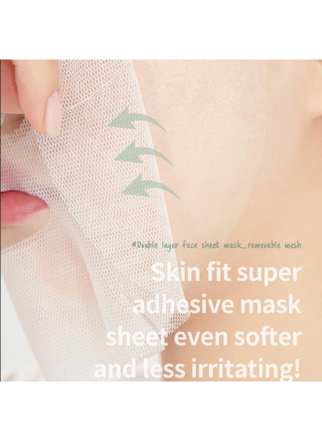 FARMSTAY TeaTree Biome Calming Mask -Daily Facial Gentle for Sensitive Skin, Korean Skin Care, Hydrating& Soothing, Acne Calming mask,100% cellulose, for Women,Men,Teenager,0.84 fl.oz.*10Sheets