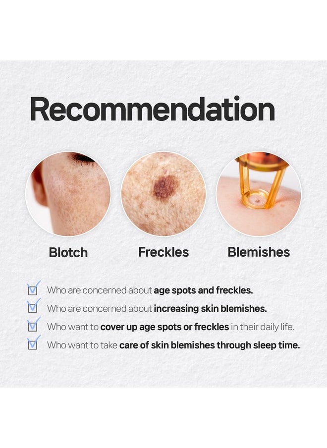 Labottach Dark Old Brown Spot remover Melasa, Freckles, Blemishes, Sun spots, ACNE scars Relieve Patch Mask for 4 weeks, use on the face, hand with Ozonated Olive Oil, Alpha-Arbutin (32, 32, Count)
