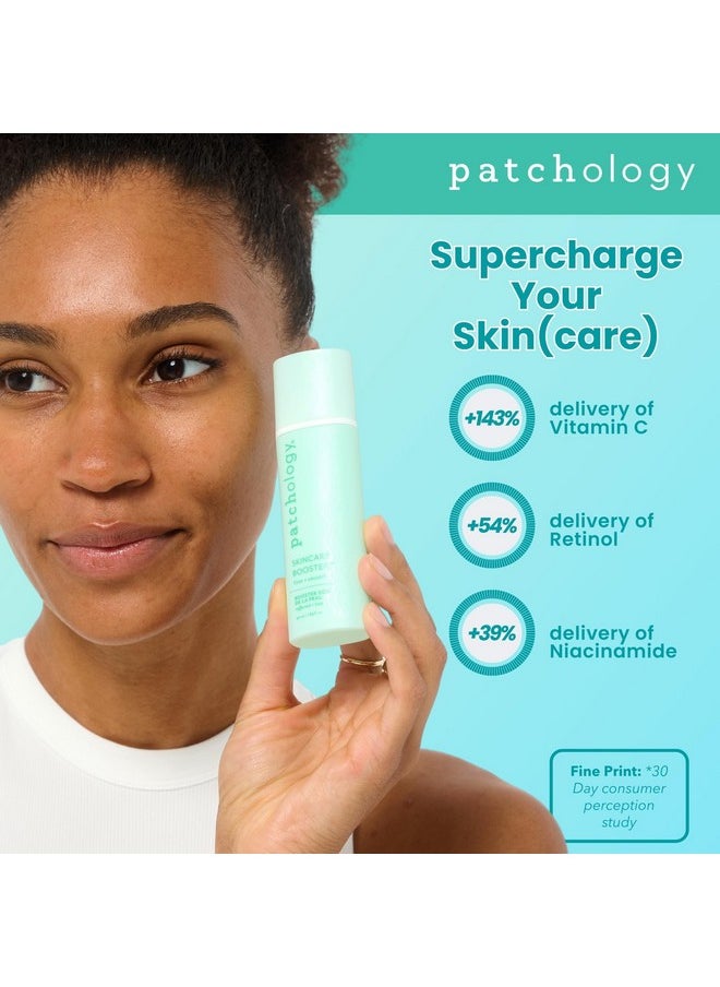 Patchology Skincare Booster - Invisible Hydrating Face Serum for Smooth Skin, Pore Reducing Mask with Glycerin, Snow Mushroom, & Panthenol, Moisturizer for Hydration and Radiant Complexion - 50ml