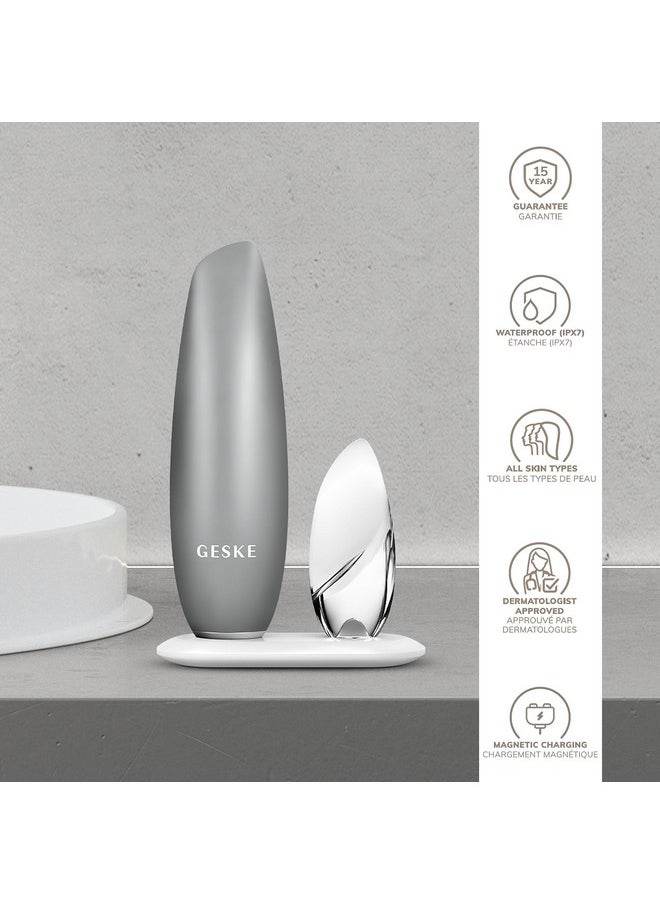 GESKE SmartAppGuided™ Touchless Magnetic Peeling Mask 5 in 1 | Magnetic Face Mask | Removes Impurities | Facemask | Pore Cleansing | Skincare for All Genders | Best of Face Masks | Clean Skin Glow