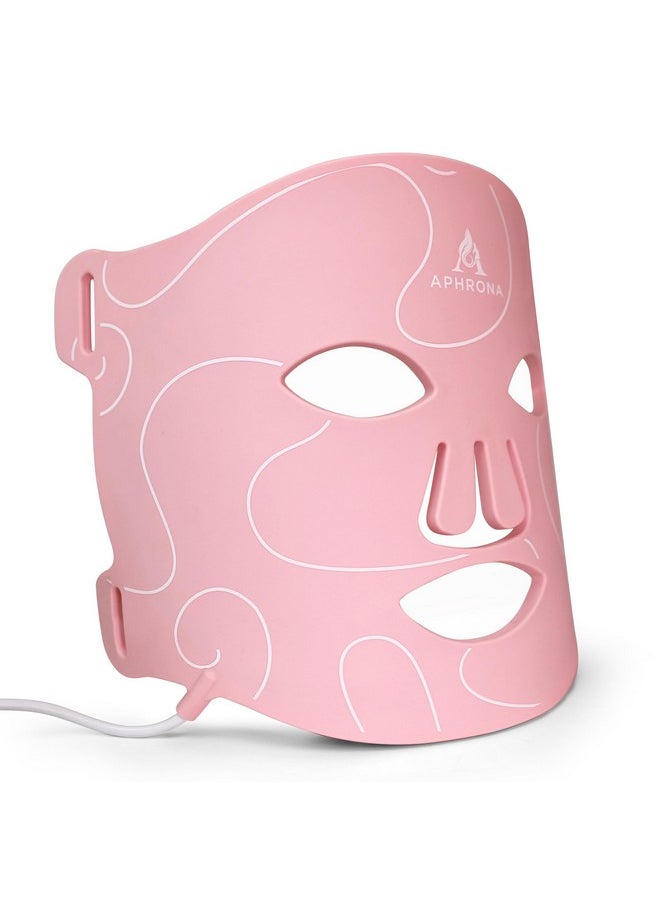 Aphrona Milky Way LED Facial Skincare Mask, Red & Blue Light Therapy LED Face Mask, Light Therapy Treatment Photon Mask, Model: PDT-FACE