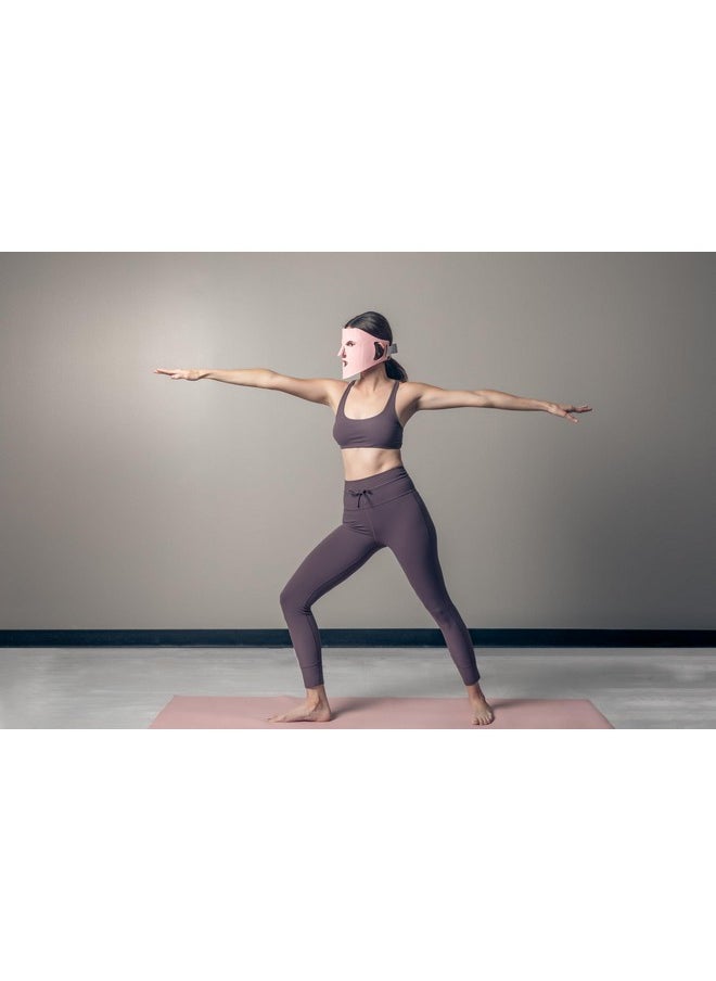 Aphrona Milky Way LED Facial Skincare Mask, Red & Blue Light Therapy LED Face Mask, Light Therapy Treatment Photon Mask, Model: PDT-FACE